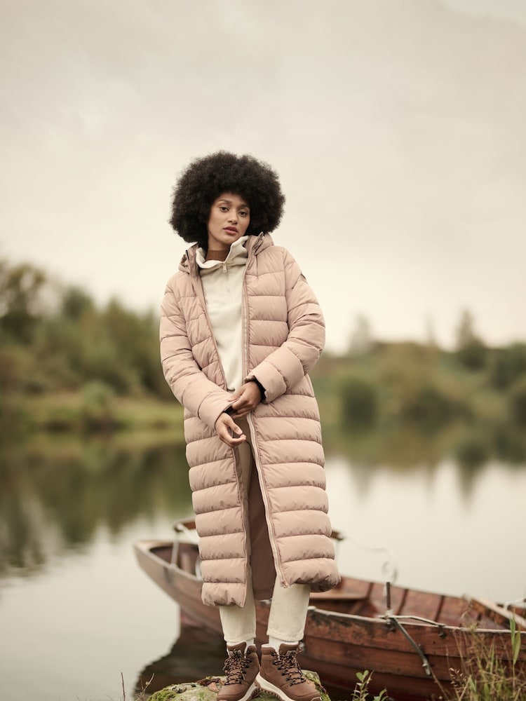 Regatta Natural Shower Resistant Elender Long Padded Coat - Image 1 of 10
