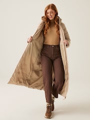 Regatta Natural Shower Resistant Elender Long Padded Coat - Image 5 of 10