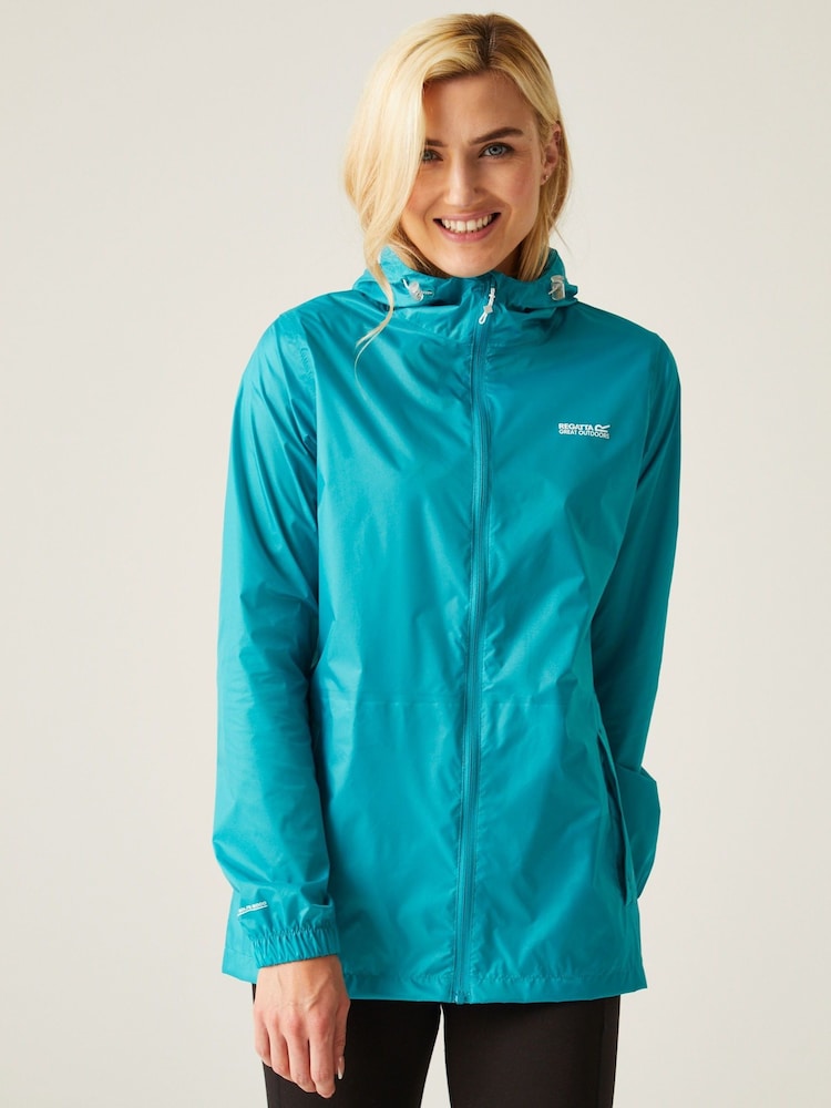 Regatta Blue Womens Waterproof Pack It Jacket III - Image 1 of 8