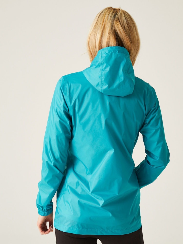 Regatta Blue Womens Waterproof Pack It Jacket III - Image 2 of 8