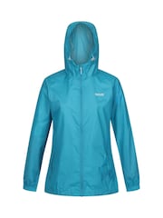 Regatta Blue Womens Waterproof Pack It Jacket III - Image 8 of 8
