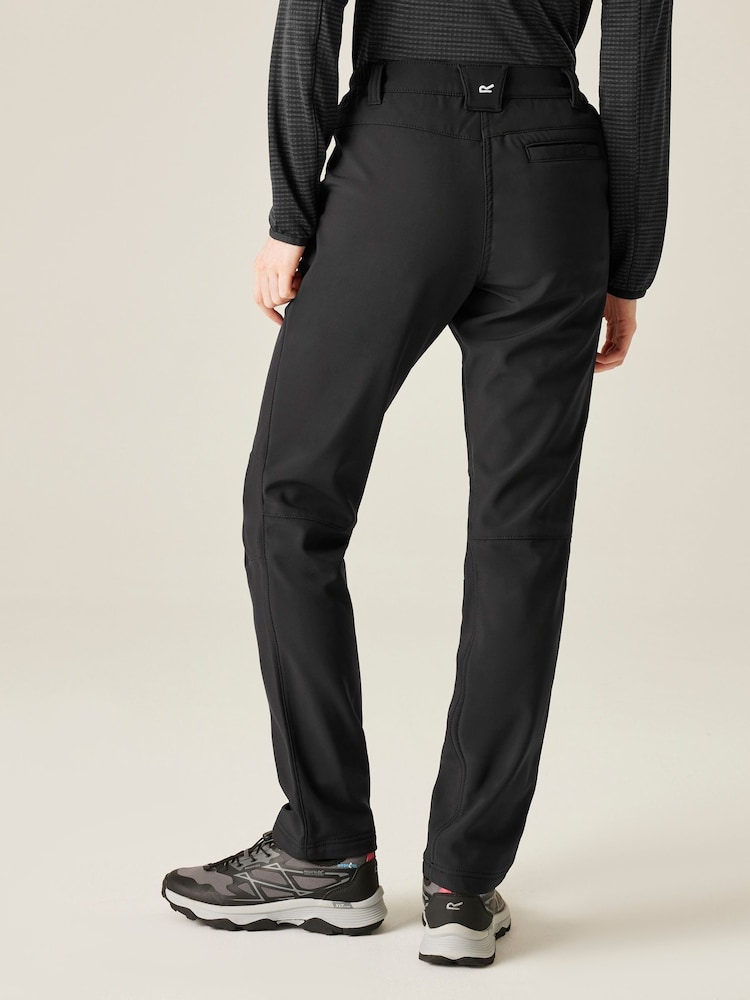 Regatta Black Womens Fenton Trousers - Image 2 of 8 Regatta Black Womens Fenton Trousers - Image 2 of 8