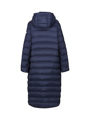 Regatta Blue Shower Resistant Elender Long Padded Coat - Image 11 of 11