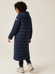 Regatta Blue Shower Resistant Elender Long Padded Coat - Image 2 of 11