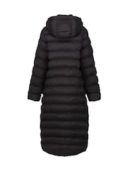 Regatta Black Shower Resistant Elender Long Padded Coat - Image 12 of 14