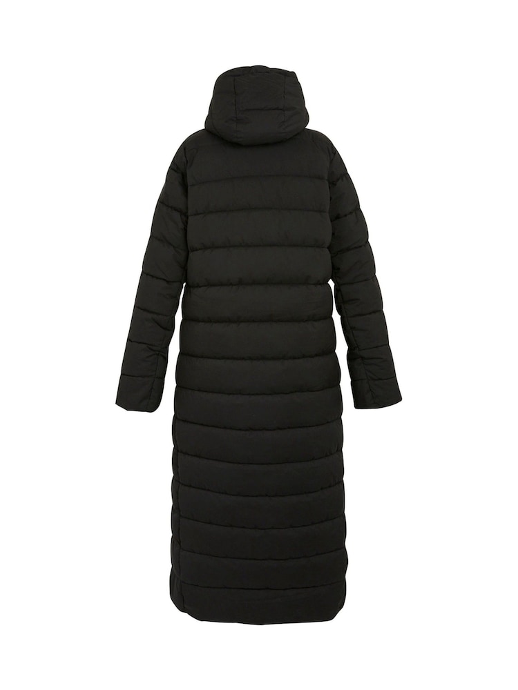 Regatta Black Shower Resistant Elender Long Padded Coat - Image 14 of 14