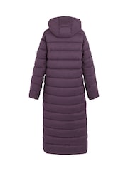 Regatta Purple Shower Resistant Elender Long Padded Coat - Image 8 of 8