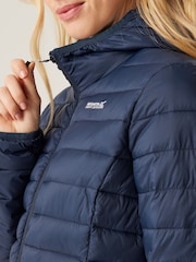Regatta Blue Shower Resistant Womens Hood Marizion Jacket - Image 4 of 8