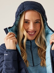 Regatta Blue Shower Resistant Womens Hood Marizion Jacket - Image 6 of 8