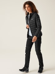 Regatta Black Shower Resistant Womens Hood Marizion Jacket - Image 3 of 9
