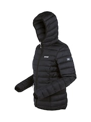 Regatta Black Shower Resistant Womens Hood Marizion Jacket - Image 9 of 9