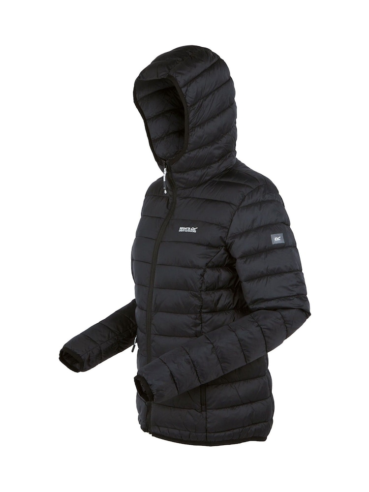Regatta Black Shower Resistant Womens Hood Marizion Jacket - Image 9 of 9