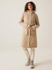 Regatta Natural Yarli Fleece Lined Waterproof Jacket - Image 1 of 12