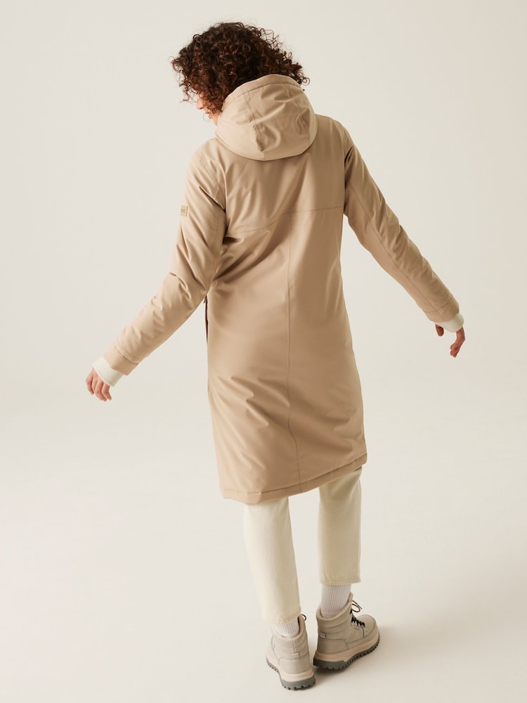 Regatta Natural Yarli Fleece Lined Waterproof Jacket - Image 5 of 12