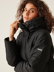 Regatta Black Shower Resistant Nurie Jacket - Image 3 of 7