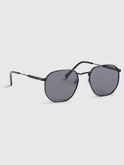 River Island Monogram Hexagon Smoke Lens Sunglasses - Bilde 2 av 4