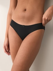 Black Brazilian No VPL Lace Back Briefs 5 Pack - Image 7 of 9