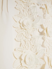 River Island Cream Appliqué Front Blouse - Image 4 of 4
