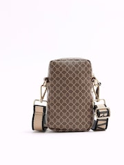 River Island Brown Phone Holder Bag With Pouch - Image 2 of 5
