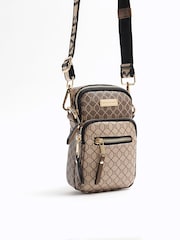 River Island Brown Phone Holder Bag With Pouch - Image 3 of 5
