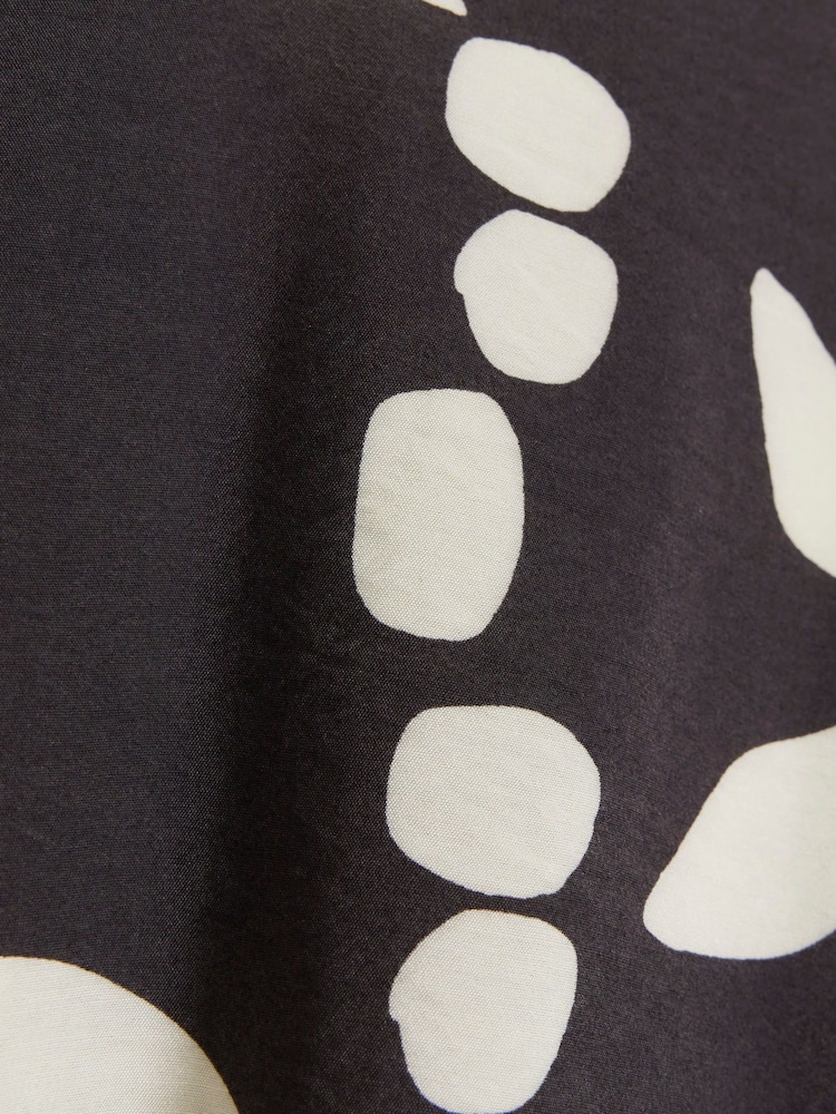 River Island Brown Floral Frill Sleeve Maxi Dress - Image 4 of 4