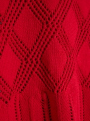 River Island Red Crochet Tie Back Top - Image 6 of 6