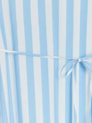 River Island Blue Floral Frill Sleeve Maxi Dress - Image 6 of 6