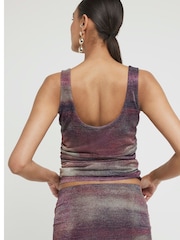 River Island Purple Ombre Mesh Tank Top - Image 2 of 4