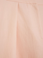 River Island Pink Wide Leg Pleated Linen Trousers - Image 4 of 4