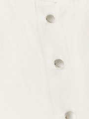 River Island White Godet Denim Midi Skirt - Image 6 of 6