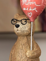 Natural Bertie Bear To The Moon and Back Ornament - Image 2 of 5