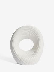 White Pleated Ornament - Image 3 of 5