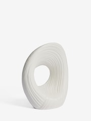 White Pleated Ornament - Image 4 of 5