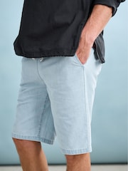 Seasalt Cornwall Blue Mens Weaverman 100% Cotton Shorts - Image 3 of 8