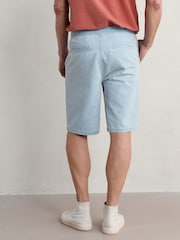 Seasalt Cornwall Blue Mens Weaverman 100% Cotton Shorts - Image 5 of 8