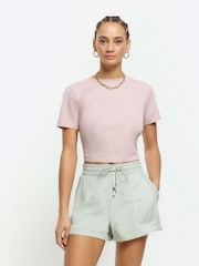 River Island Lässige Shorts aus Lyocell in Relaxed Fit - Bild 1 von 4
