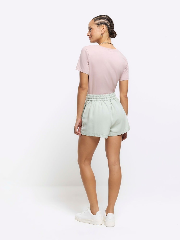 River Island Lässige Shorts aus Lyocell in Relaxed Fit - Bild 2 von 4