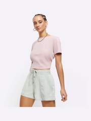 River Island Lässige Shorts aus Lyocell in Relaxed Fit - Bild 3 von 4