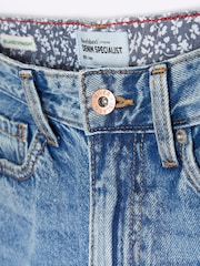River Island Blue Relaxed Straight Leg Jeans - Image 5 of 7
