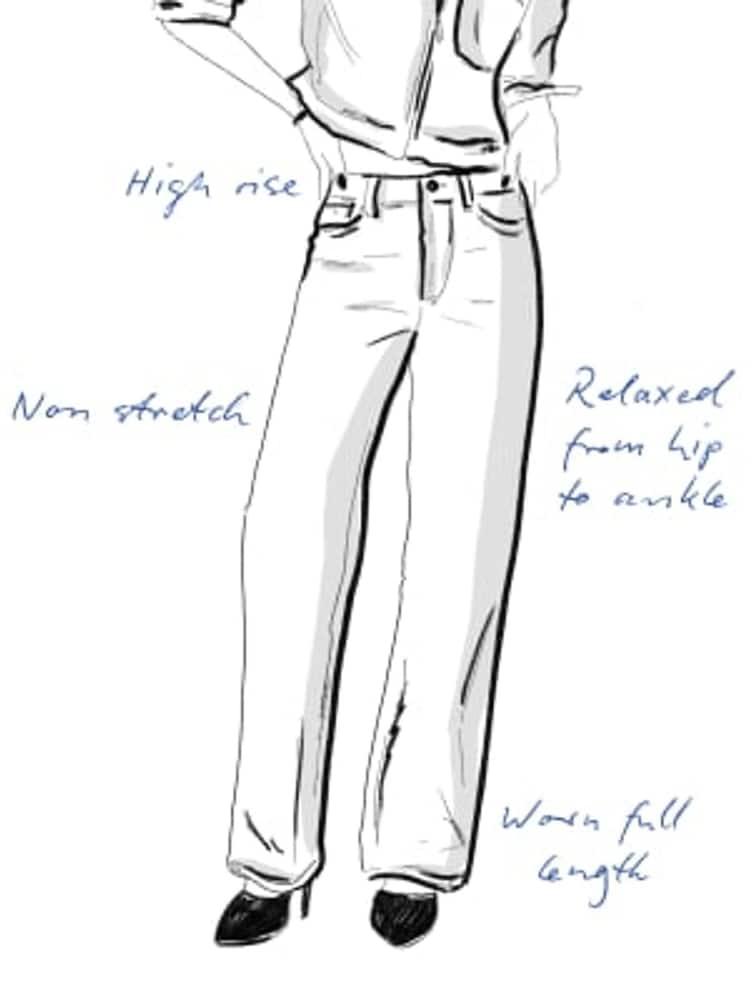 River Island Blue Relaxed Straight Leg Jeans - Image 7 of 7