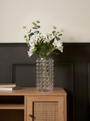 BHS Clear Bobble Glass Vase - Image 1 of 4