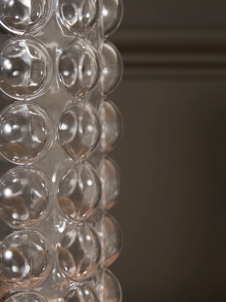 BHS Clear Bobble Glass Vase - Image 2 of 4