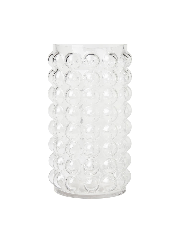 BHS Clear Bobble Glass Vase - Image 4 of 4