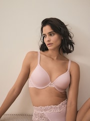 Light Pink Pad Full Cup A-E Lace Ultimate Comfort Bra - Image 4 of 7