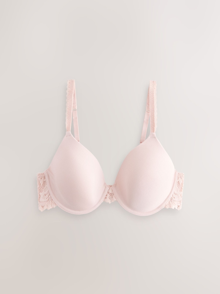 Light Pink Pad Full Cup A-E Lace Ultimate Comfort Bra - Image 8 of 8