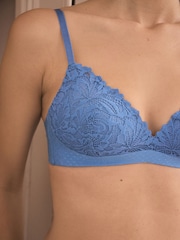 Blue Pad Non Wire A-E Lace Ultimate Comfort Bra - Image 7 of 8