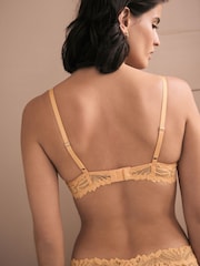 Orange Non Pad Full Cup A-E Lace Ultimate Comfort Bra - Image 5 of 9