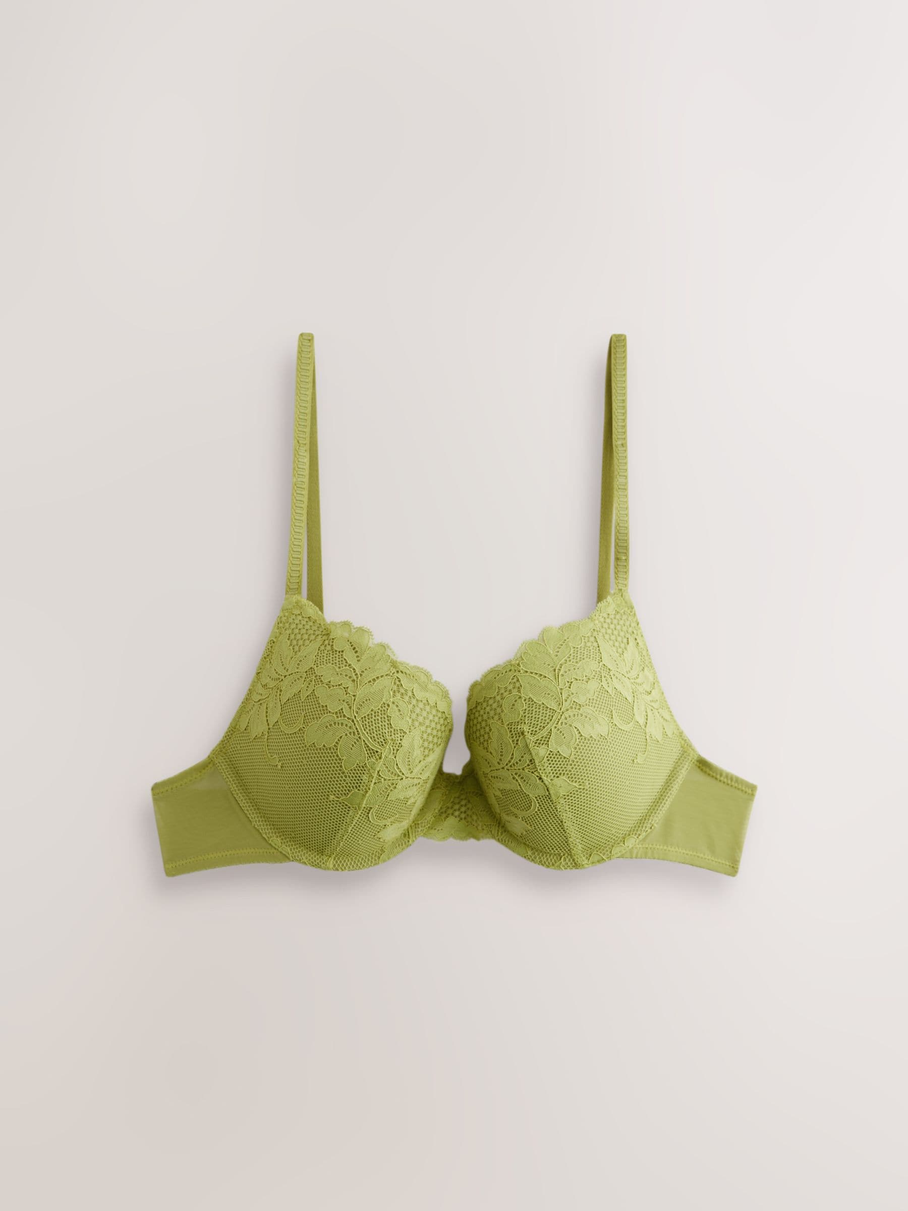 Buy Green/Ecru Lace Bras 2 Pack from the Next UK online shop