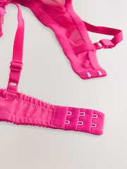 Bright Pink Push Up Padded Balcony Bra A-DD - Image 7 of 7