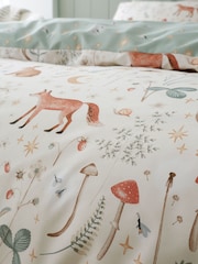 Catherine Lansfield Natural Enchanted Twilight Animals Duvet Cover and Pillowcase Set - Image 5 of 5